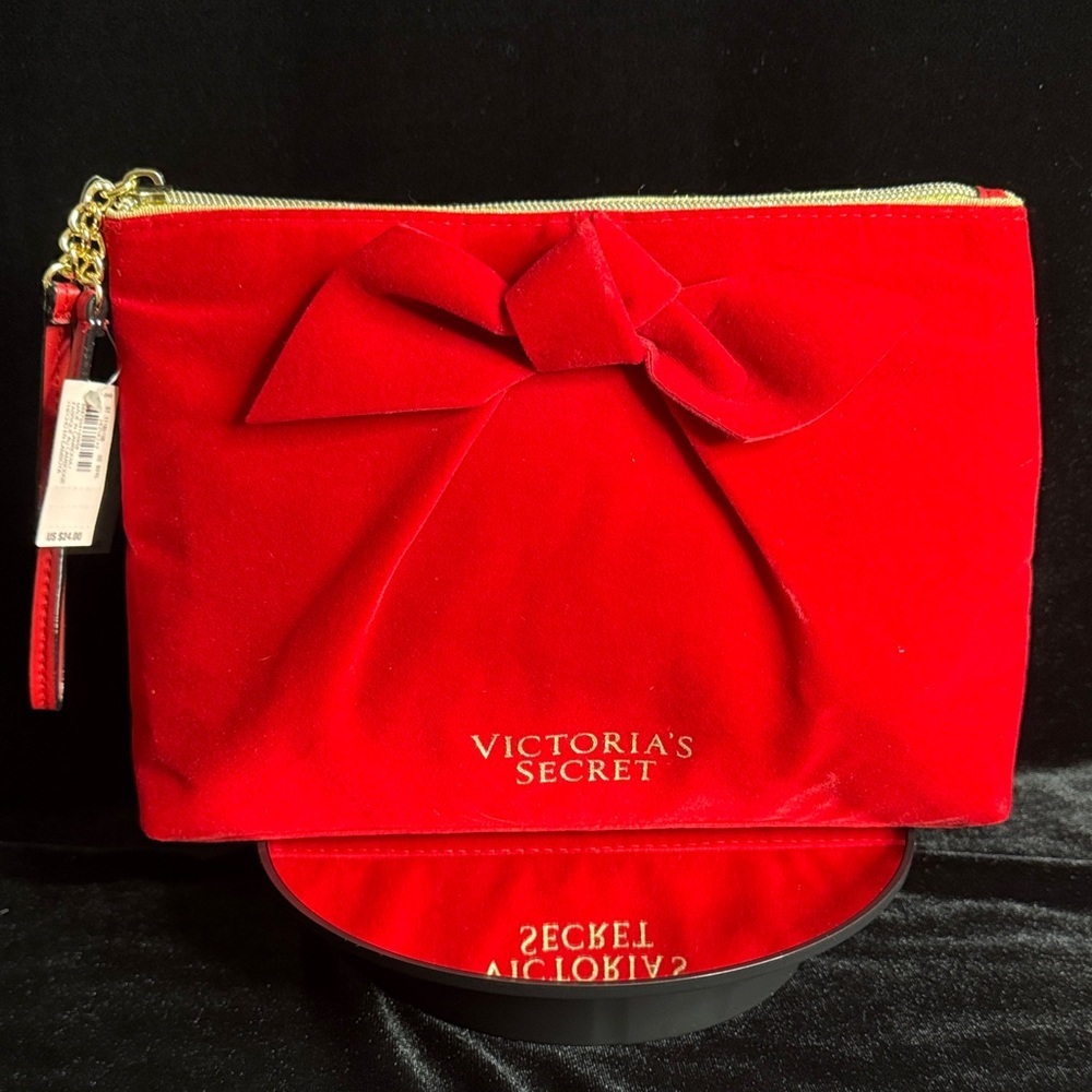 Victoria's Secret Red Velvet Cosmetic Case